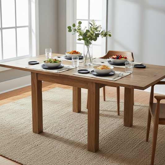 Extendable Butterfly Dining Table