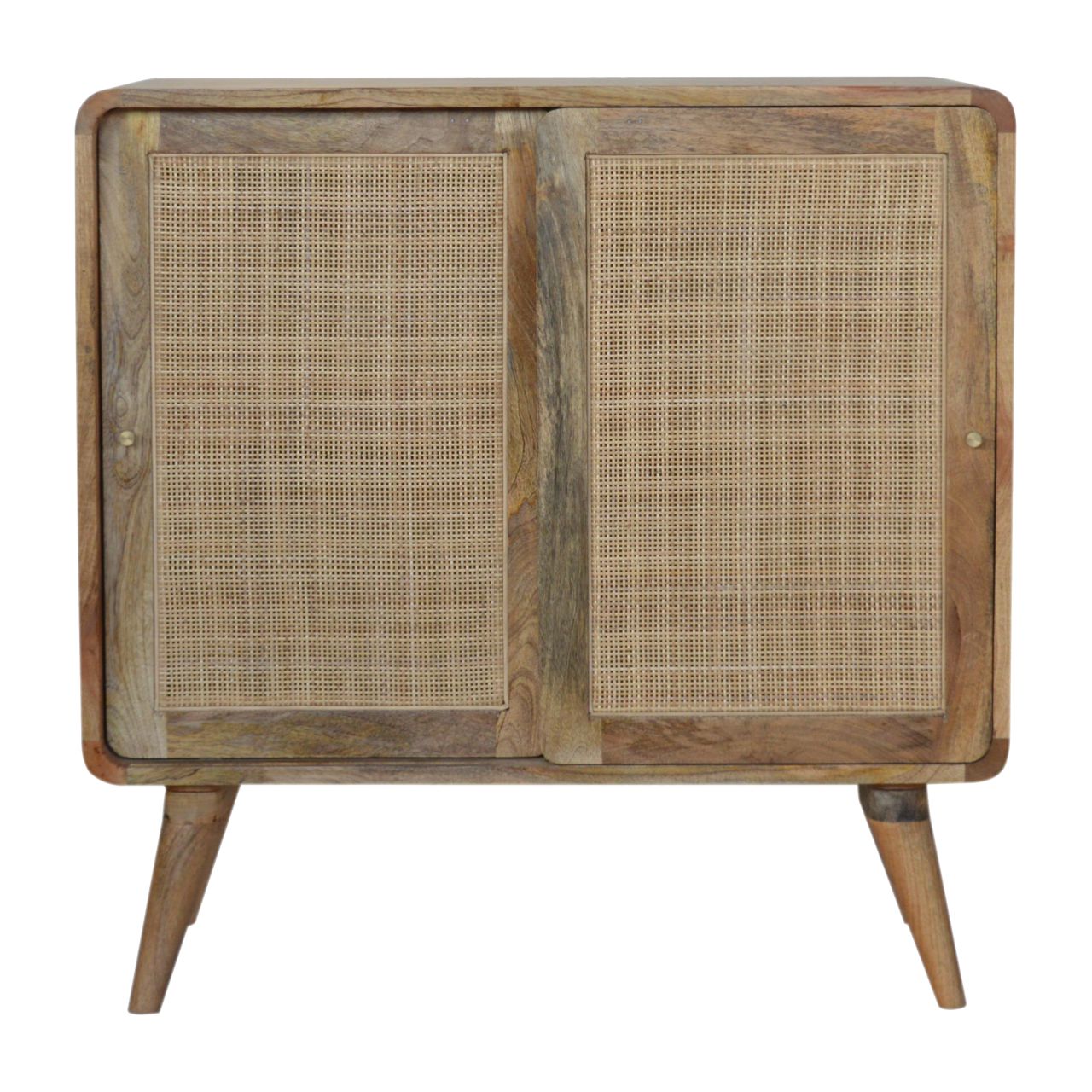 Solid Wood Woven Cabinet