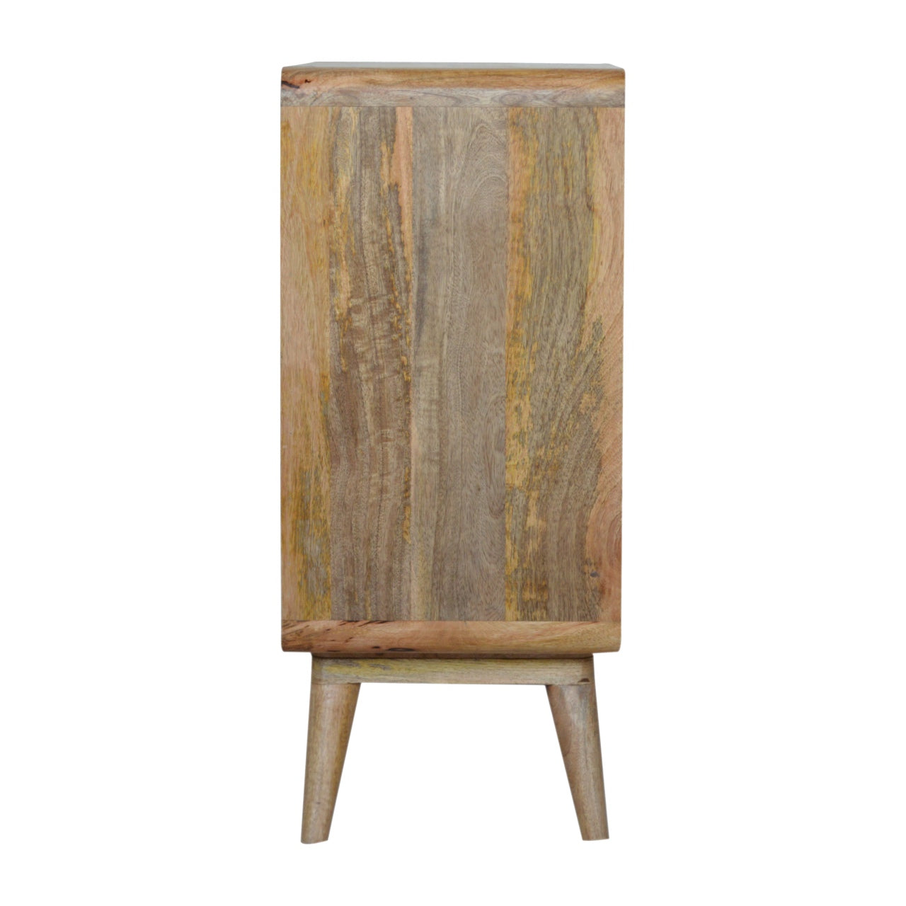Solid Wood Woven Cabinet