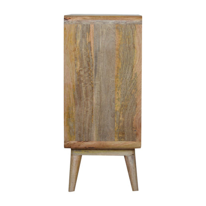 Solid Wood Woven Cabinet
