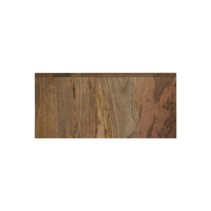 Solid Wood Wall Mounted Copper Bedside