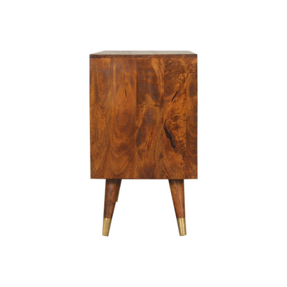Solid Wood Manila Gold Sideboard