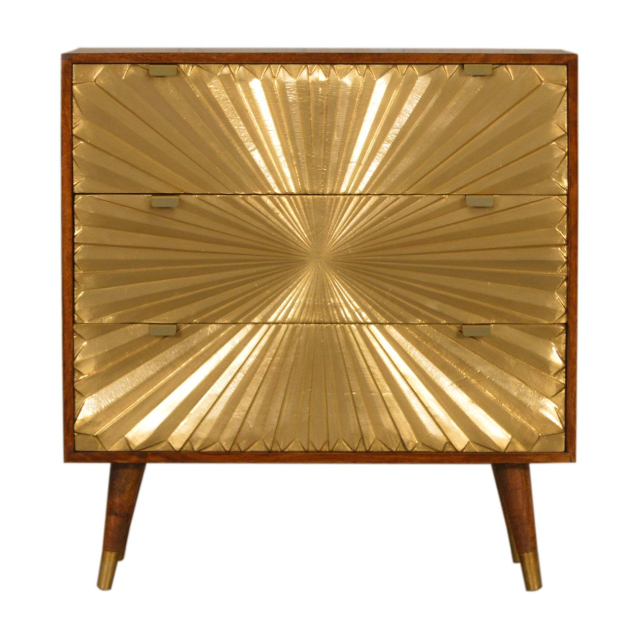 Solid Wood Manila Gold Chest