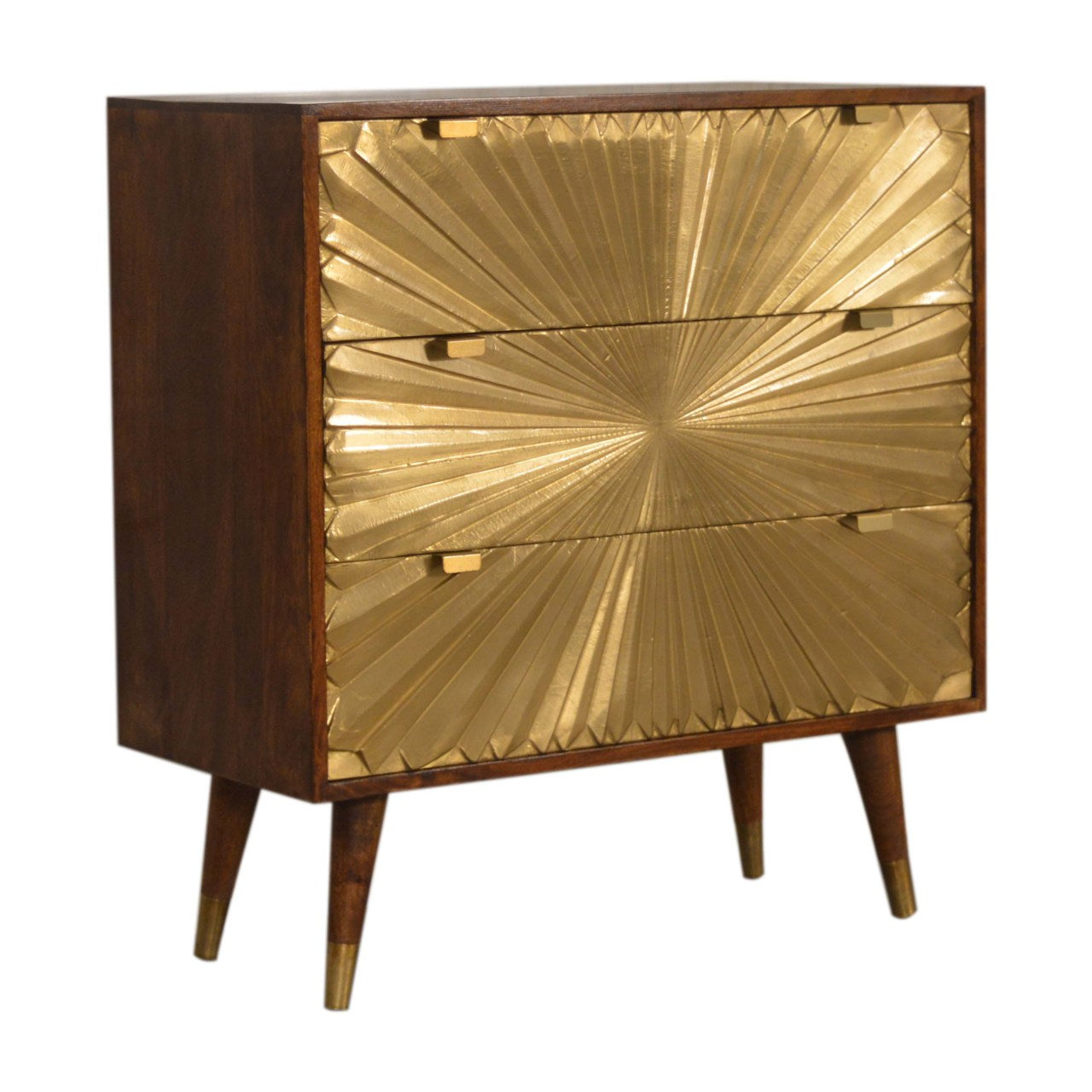 Solid Wood Manila Gold Chest
