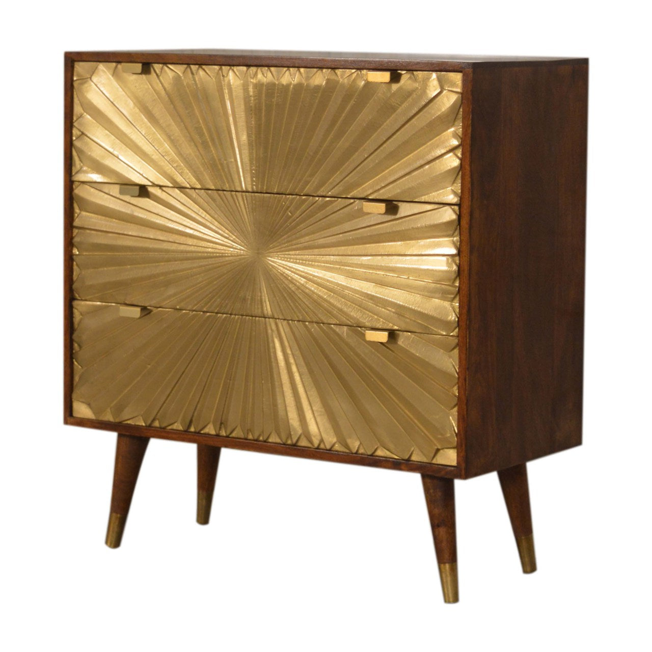 Solid Wood Manila Gold Chest