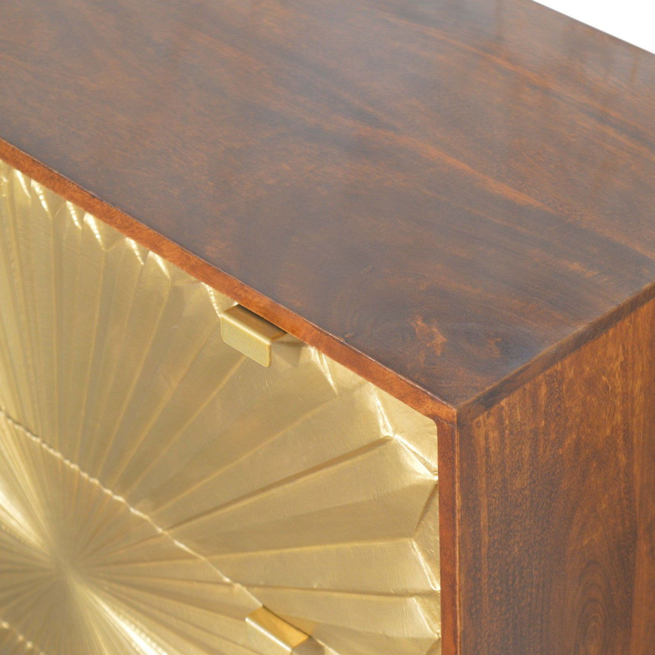 Solid Wood Manila Gold Chest