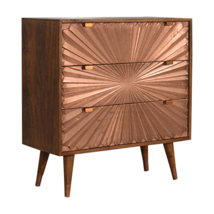 Solid Wood Manila Copper Chest