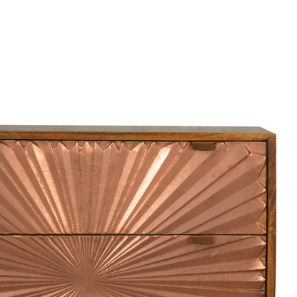 Solid Wood Manila Copper Chest