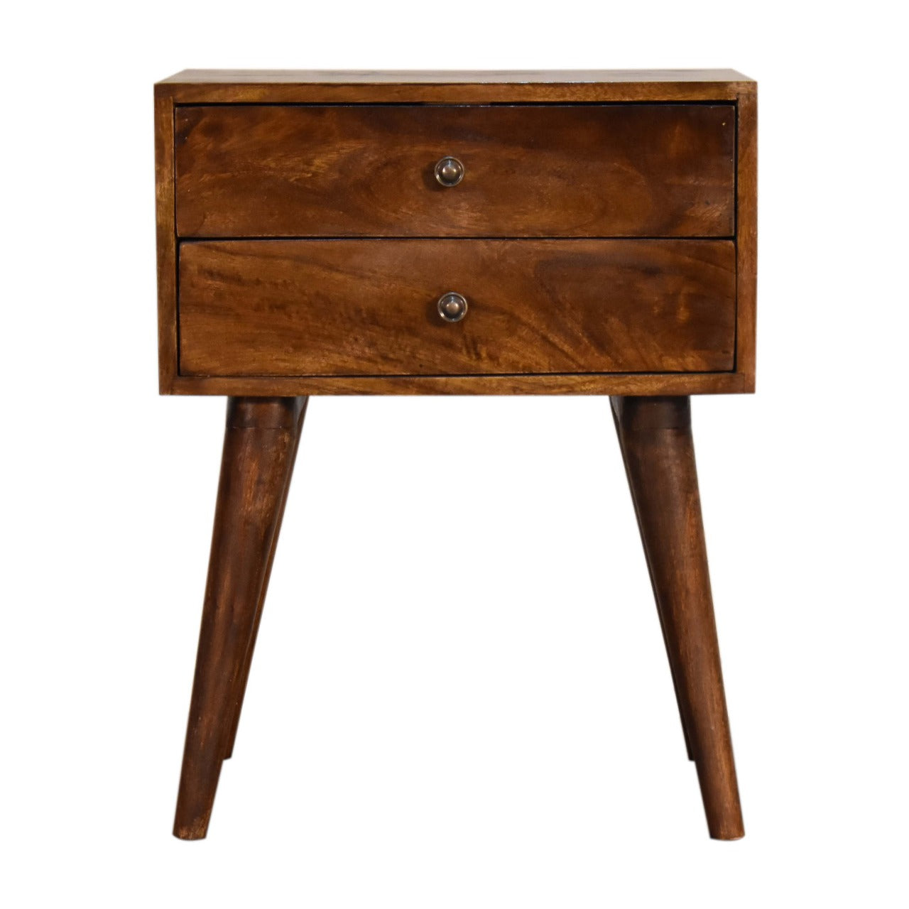 Solid Wood Chestnut Modern Solid Wood Bedside