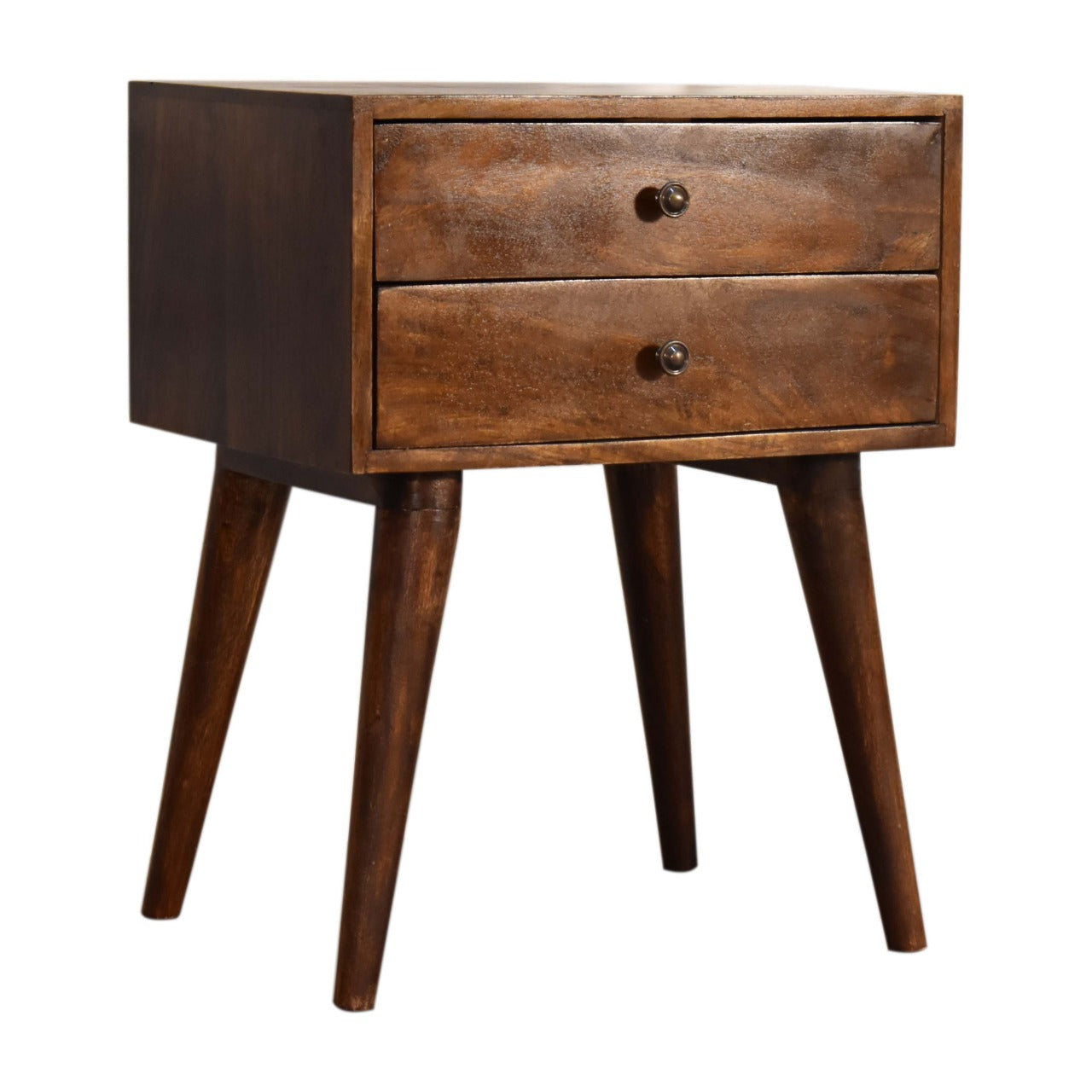 Solid Wood Chestnut Modern Solid Wood Bedside