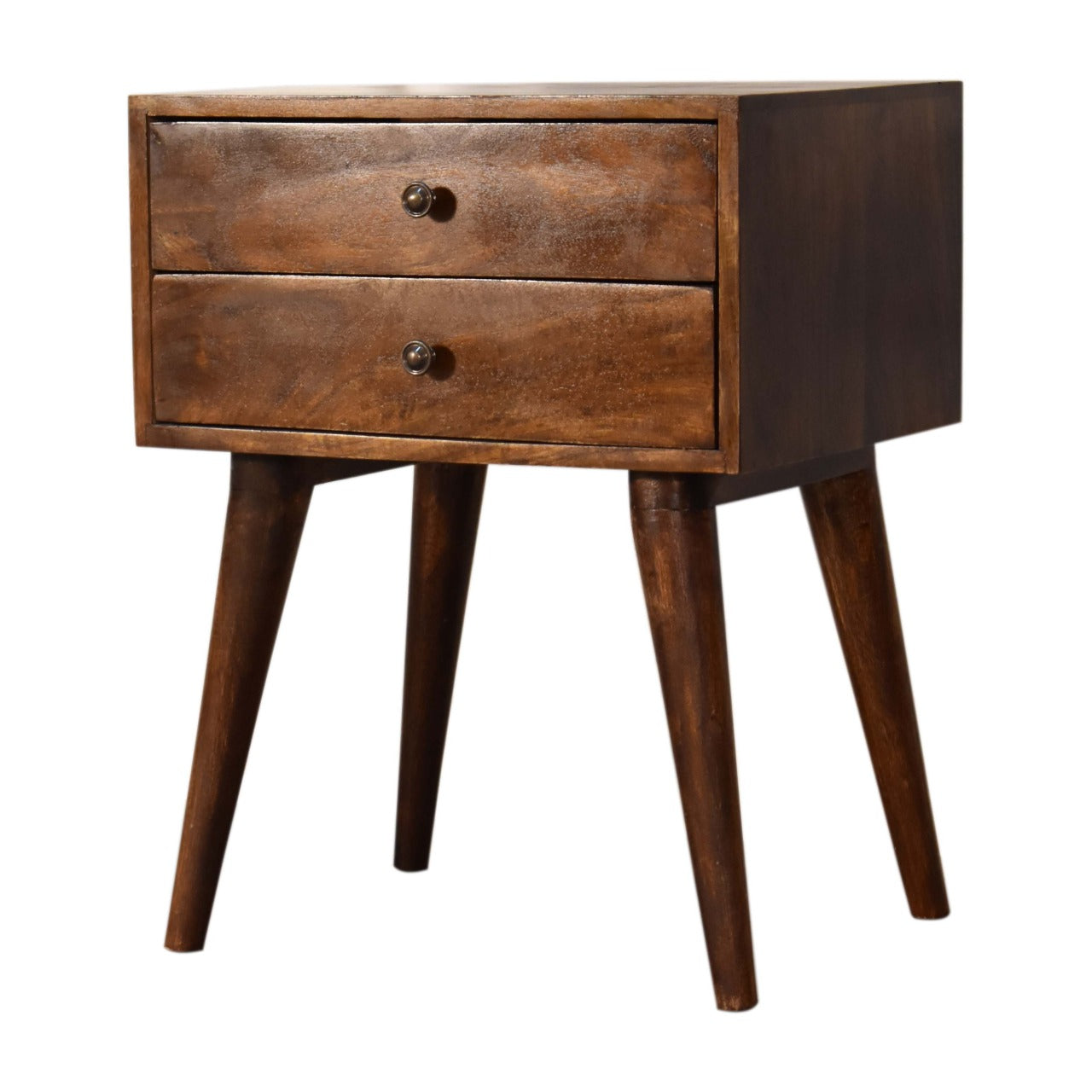 Solid Wood Chestnut Modern Solid Wood Bedside