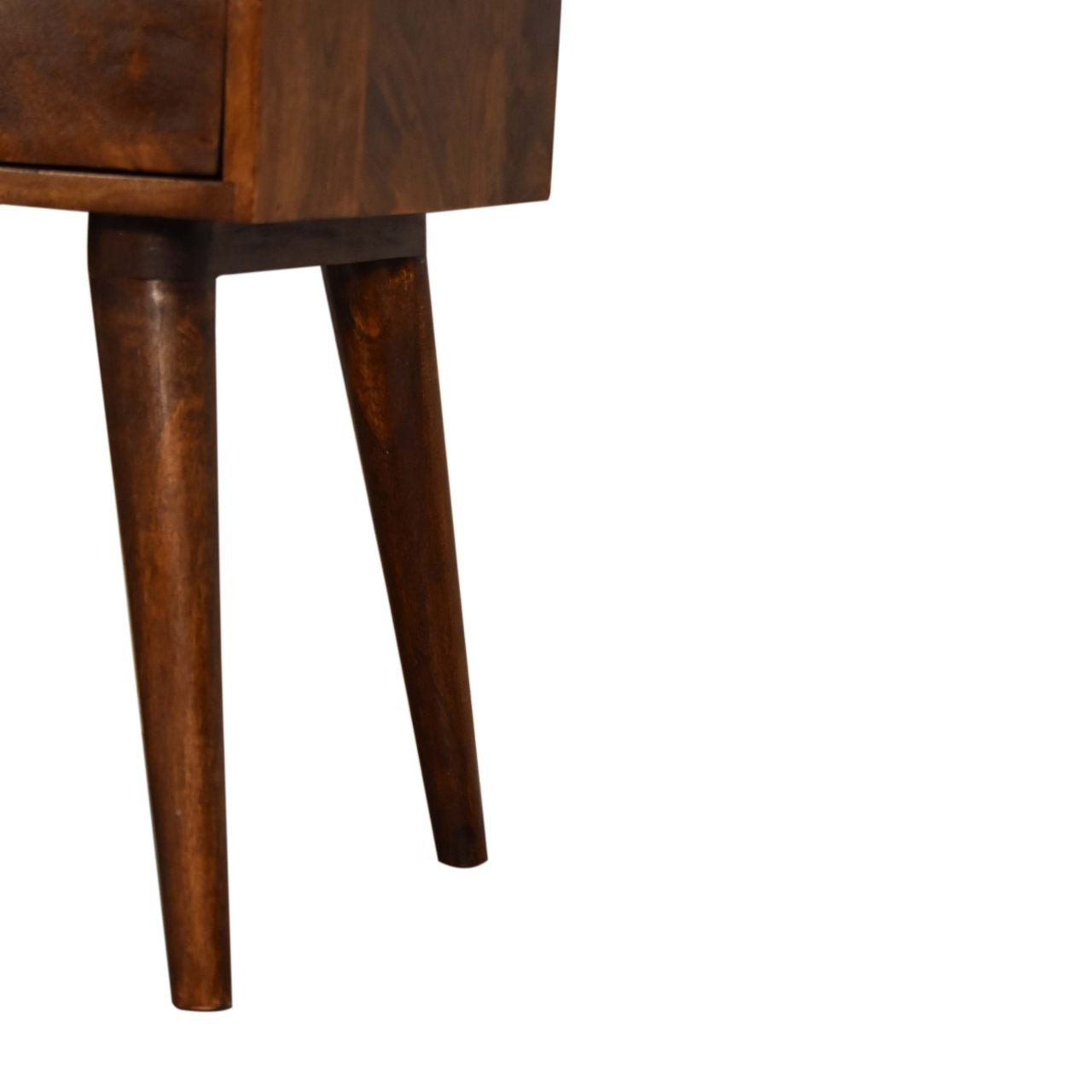 Solid Wood Chestnut Modern Solid Wood Bedside