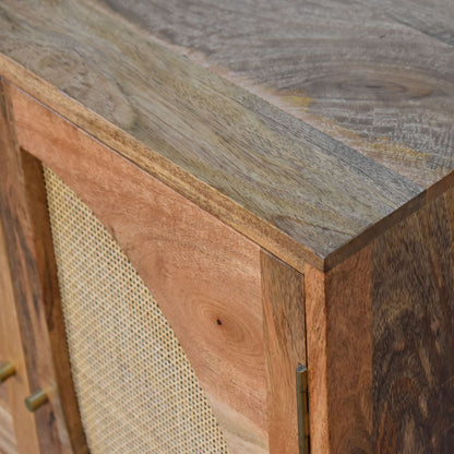 woven leaf cabinet
