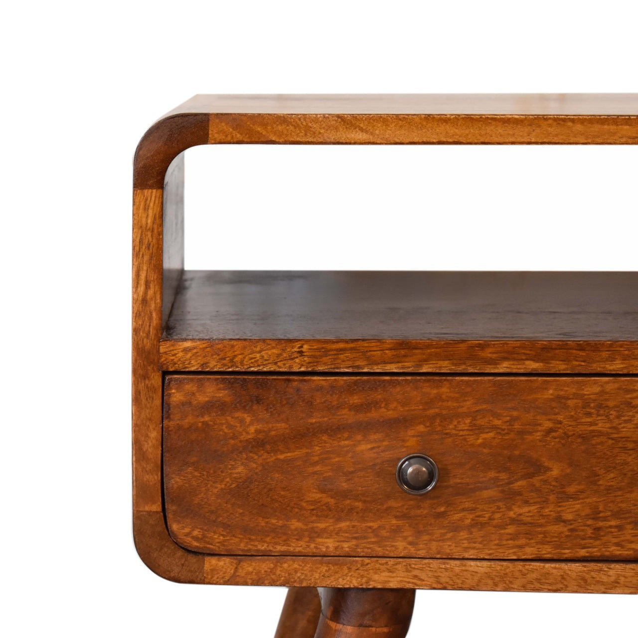 mini chestnut curved media unit