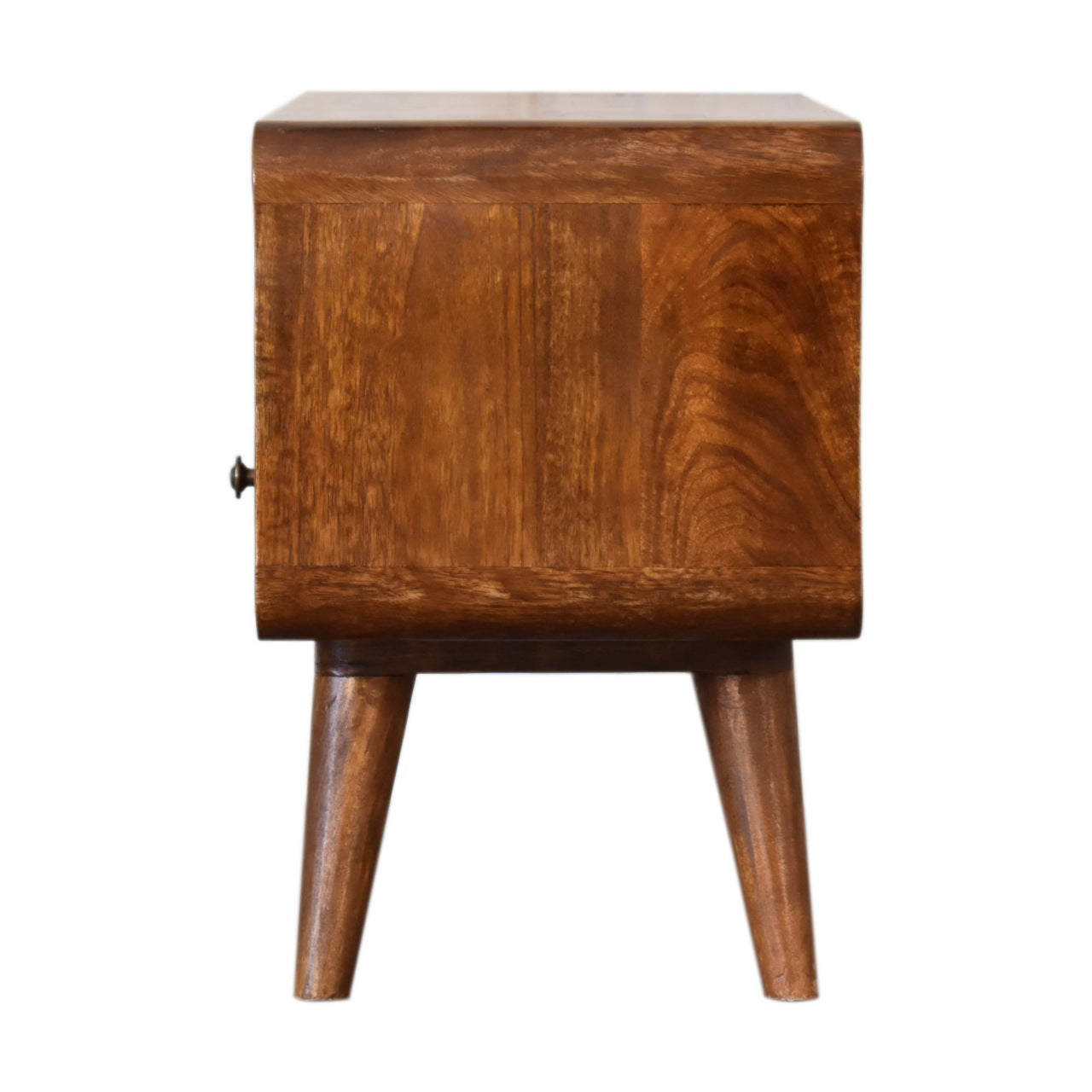 mini chestnut curved media unit