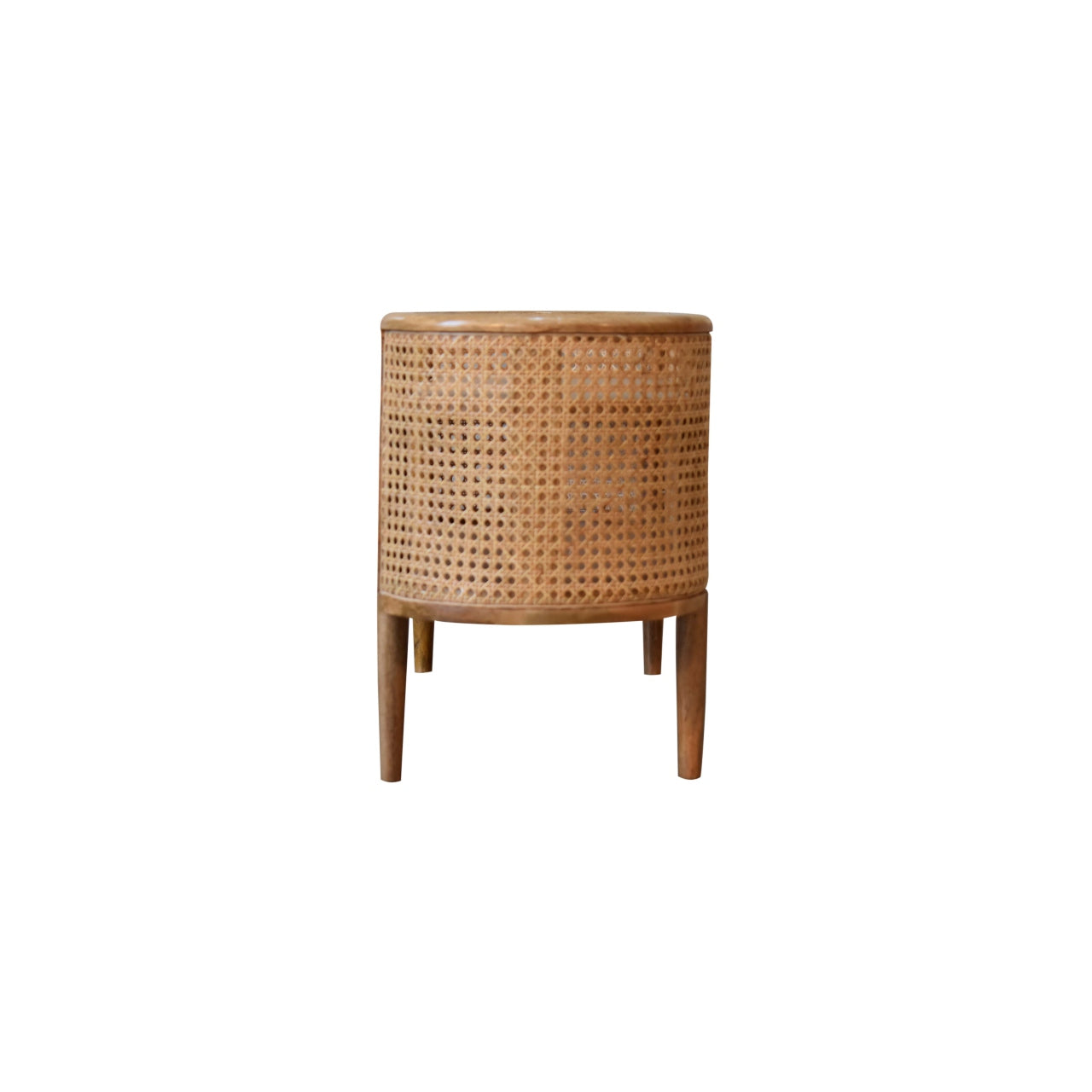 larissa curved shelving unit