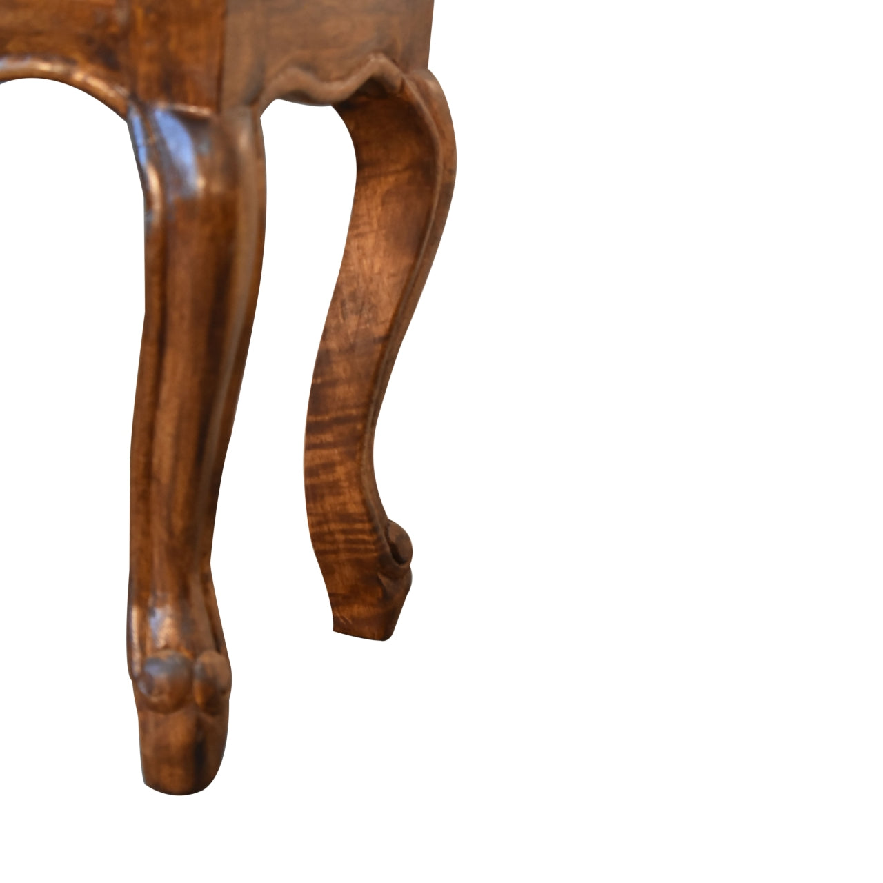 chestnut french style stool set
