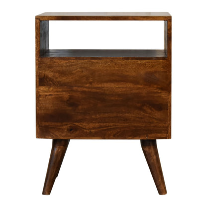classic chestnut bedside