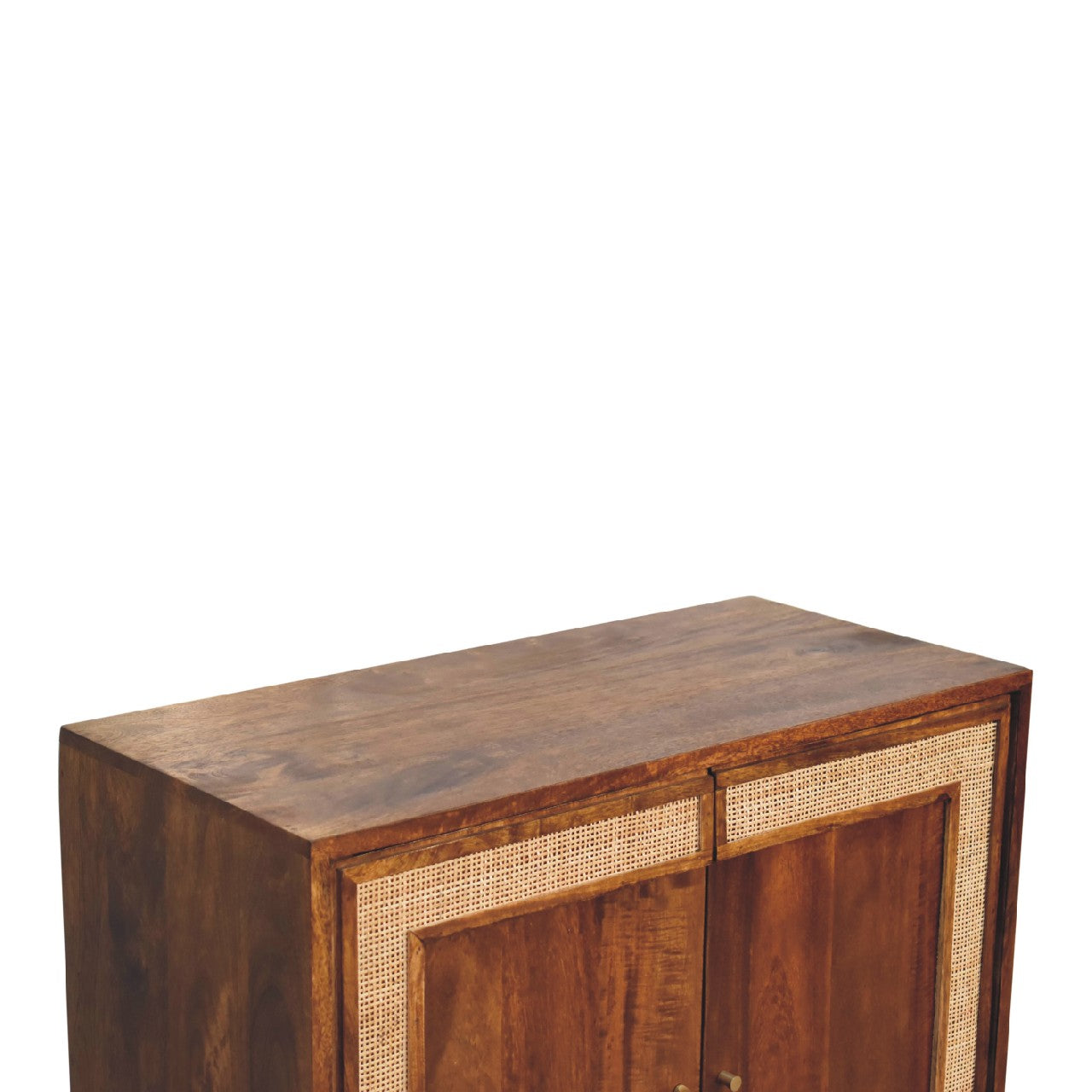 carved chestnut cabinet