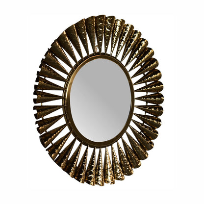 brass coned mirror