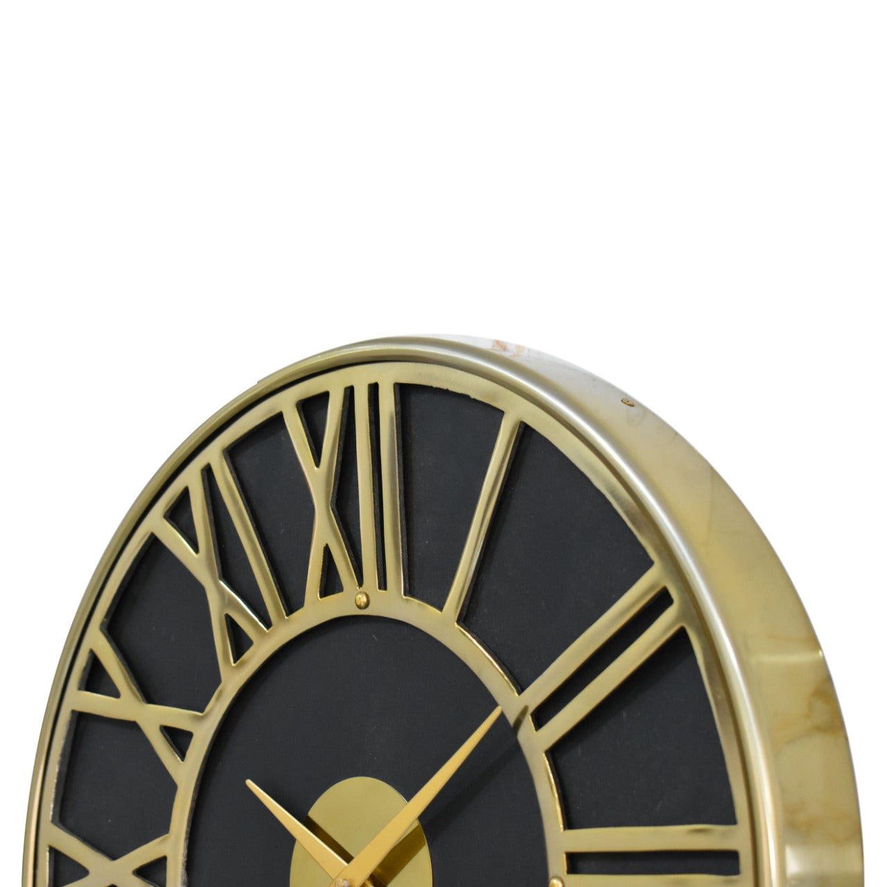 black and gold clock