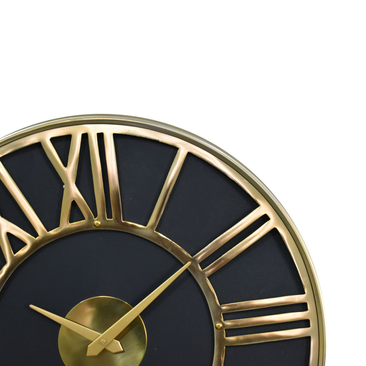 black and gold clock