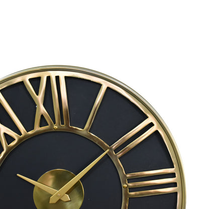 black and gold clock