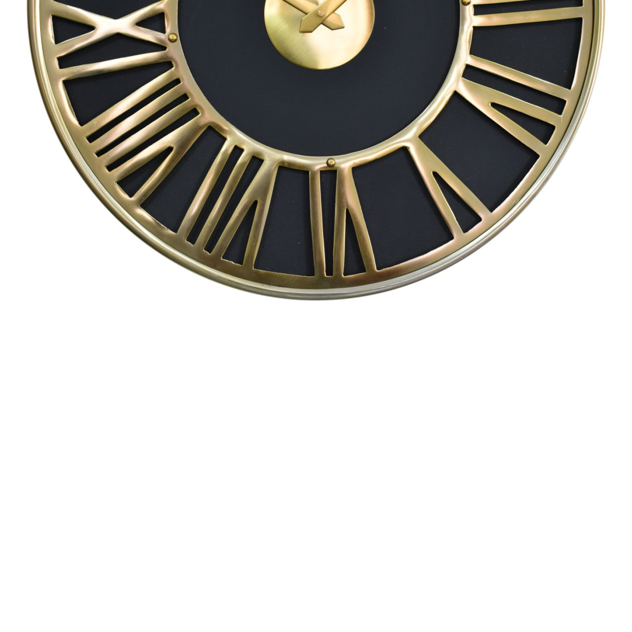 black and gold clock