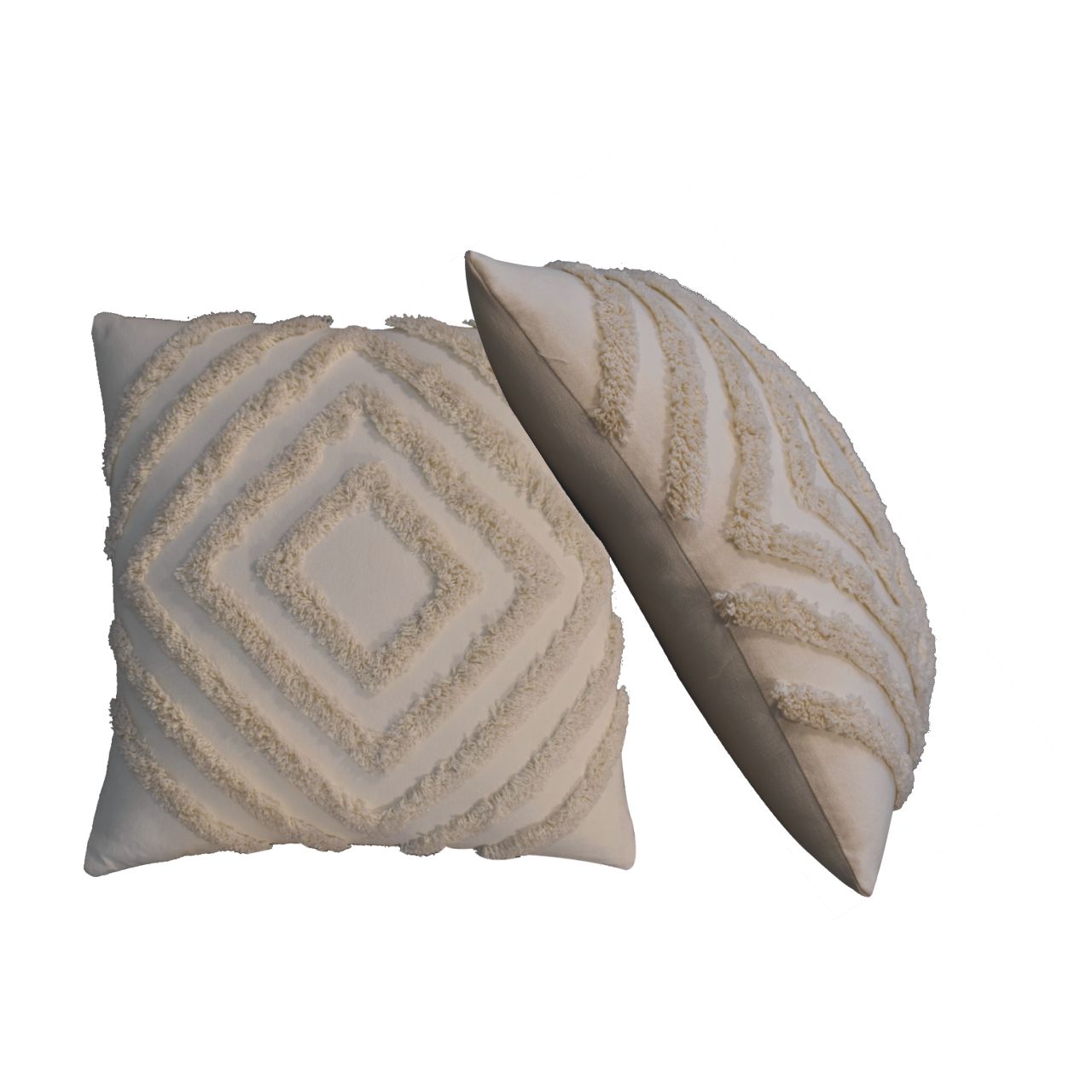 tacy cream cushion set of 2