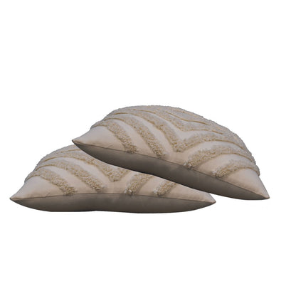 tacy cream cushion set of 2