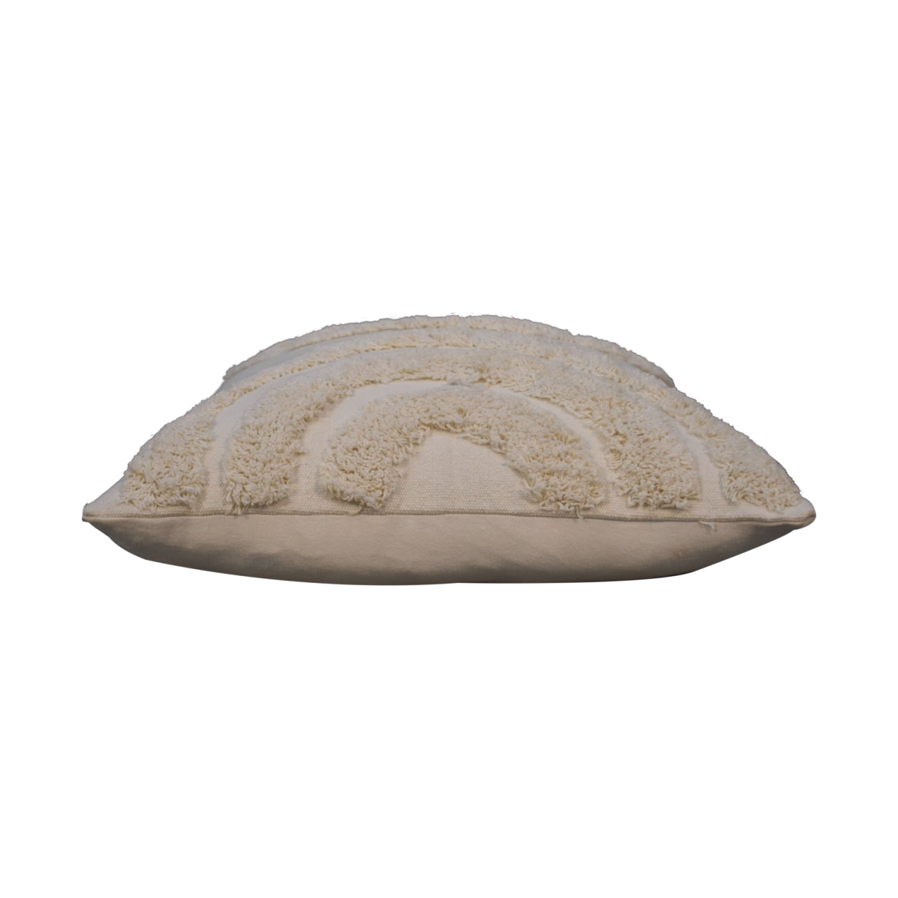 arched white cushion set of 2