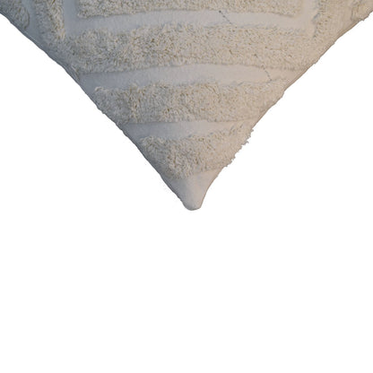 cream diamond cushion set of 2