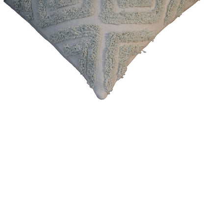 sea green mini diamond tassle cushion set of 2