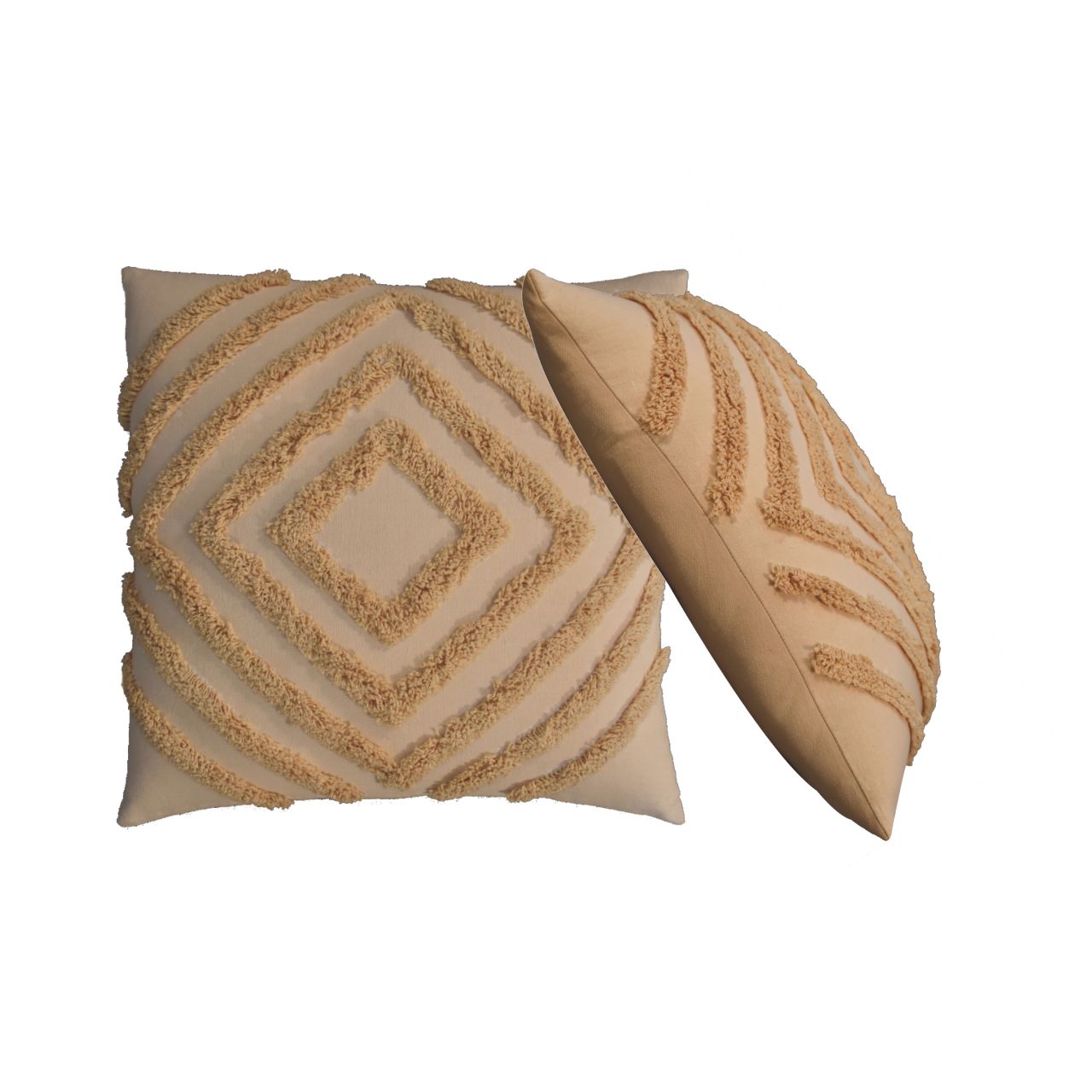 tacy mustard cushion set of 2