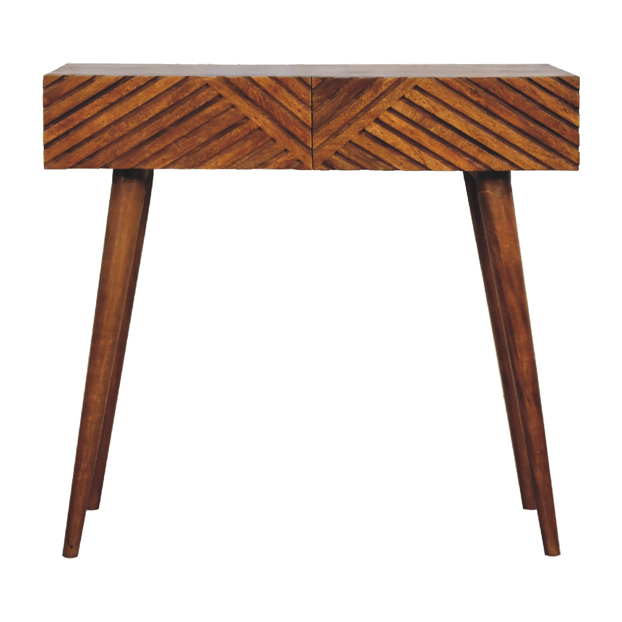chestnut lille console table