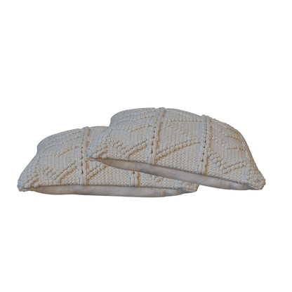 alda cushion set of 2 natural white