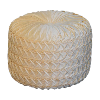 white hart pouffe