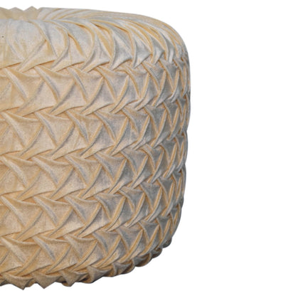 white hart pouffe