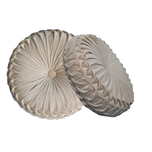white smocking cushion set of 2