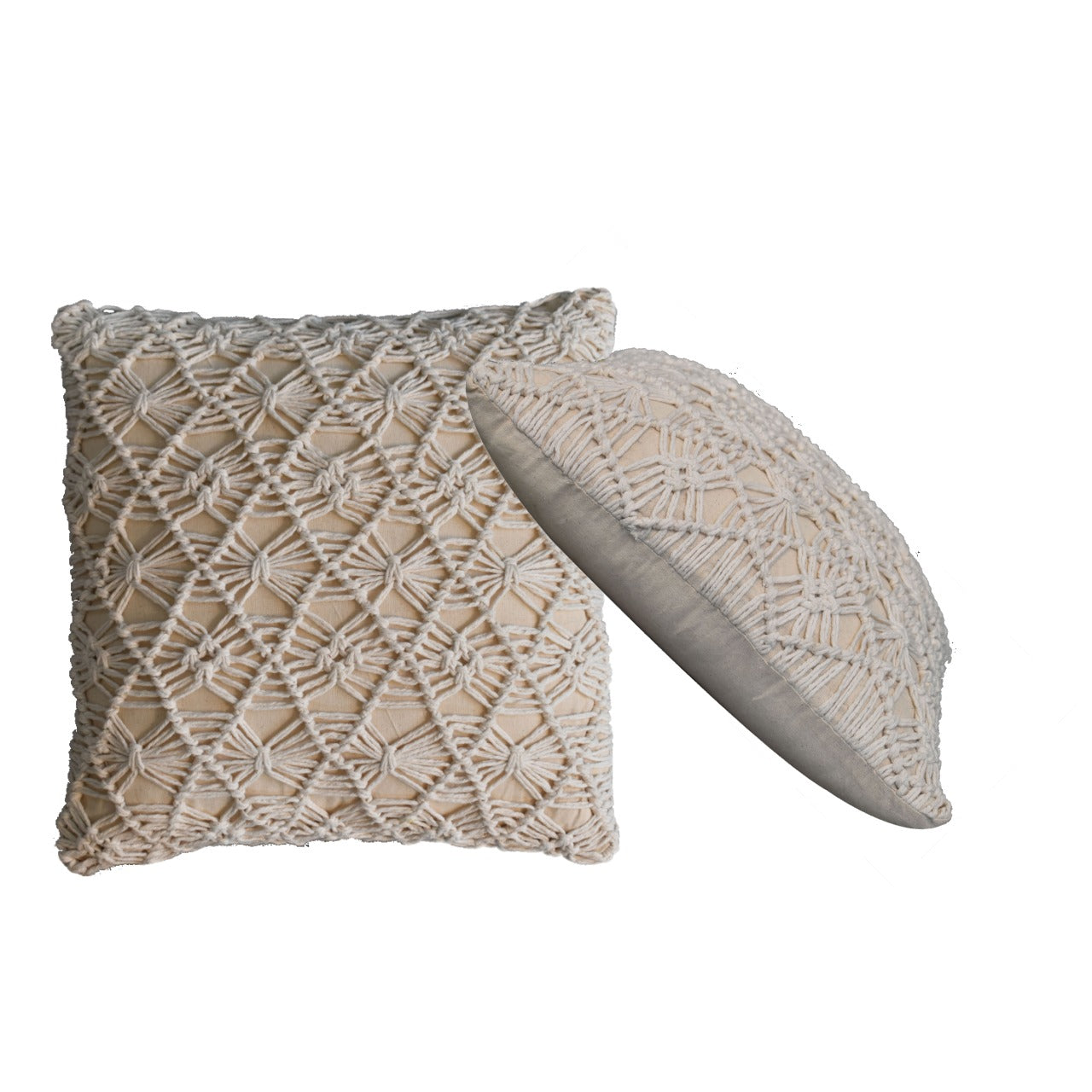 natural white maura cushion set of 3