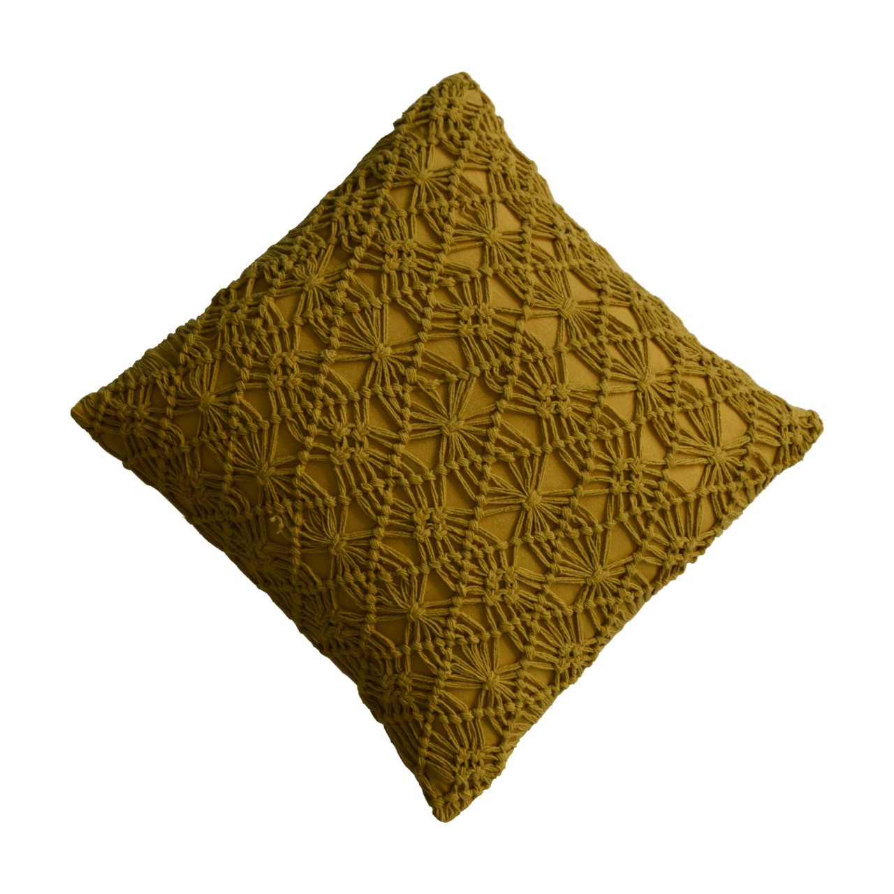 mustard maura cushion set of 2