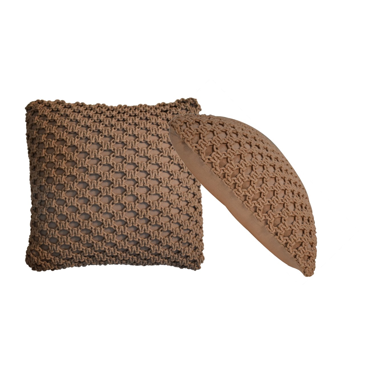 myra cushion set of 2 coffee