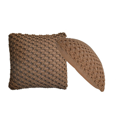 myra cushion set of 2 coffee