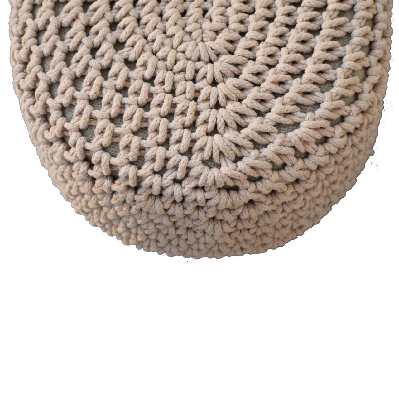 keeva beige oblong footstool