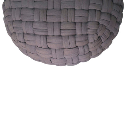tube pouffe grey