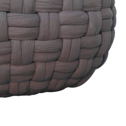 tube pouffe grey