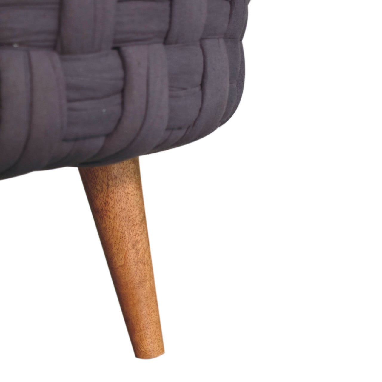 grey tube footstool
