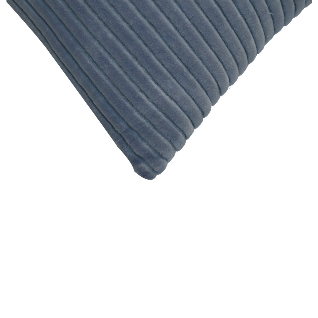 ribbed grey cushion set of 2