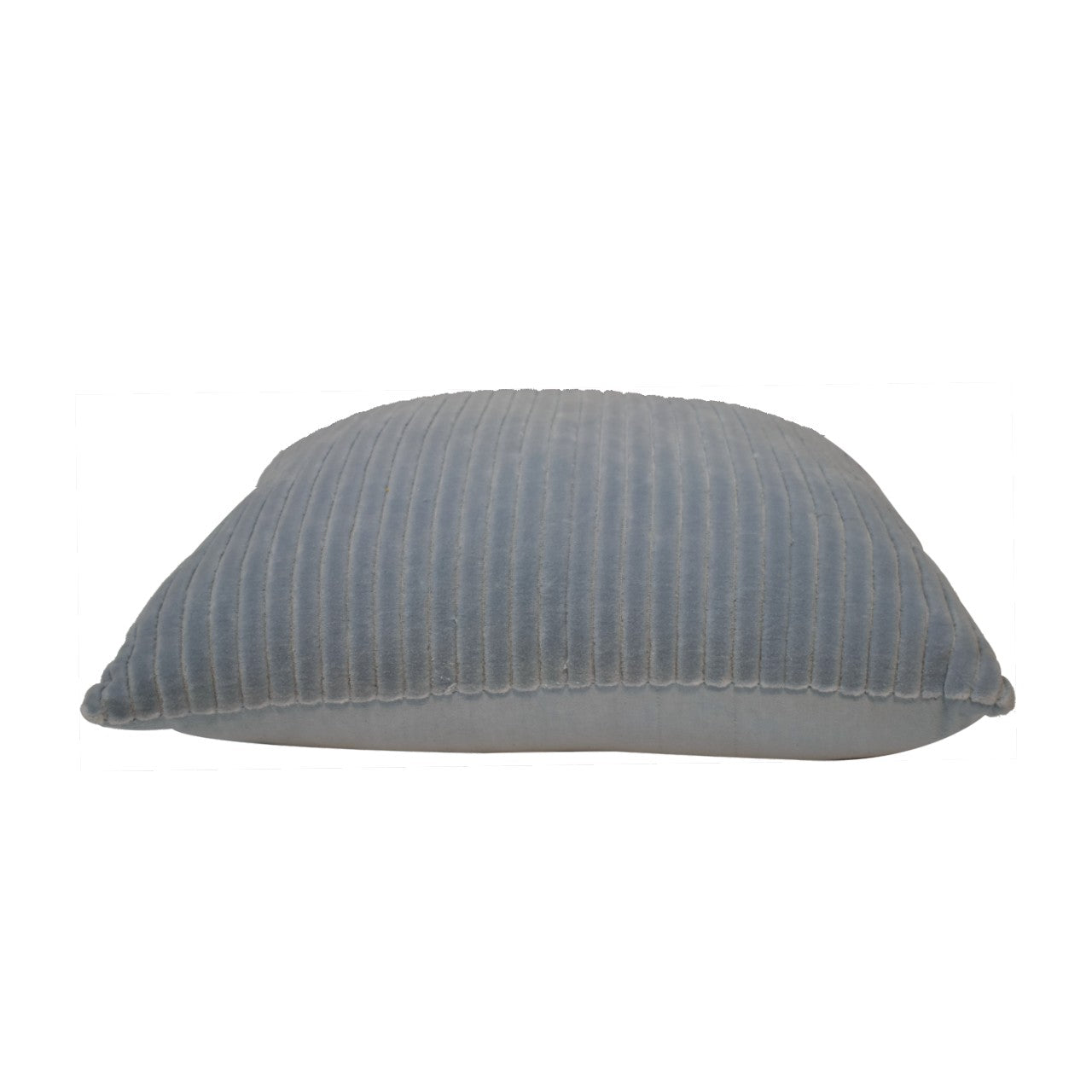 ribbed grey cushion set of 2