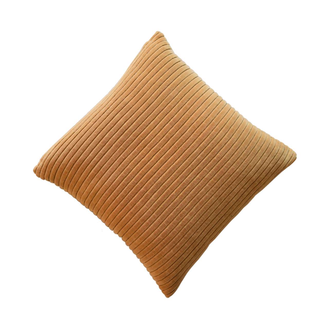 ribbed mustard cushion set of 2